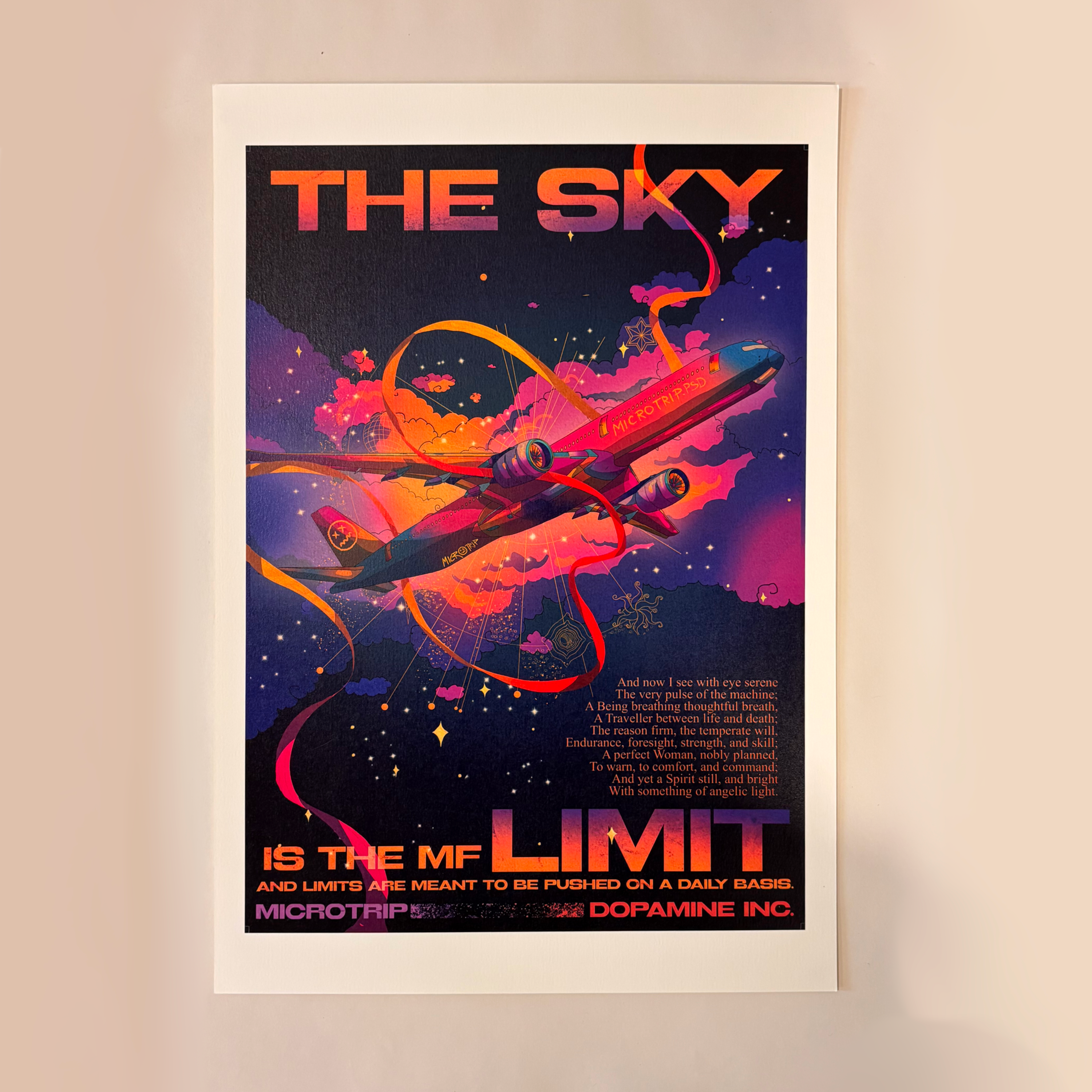Sky’s the Limit A3 Print