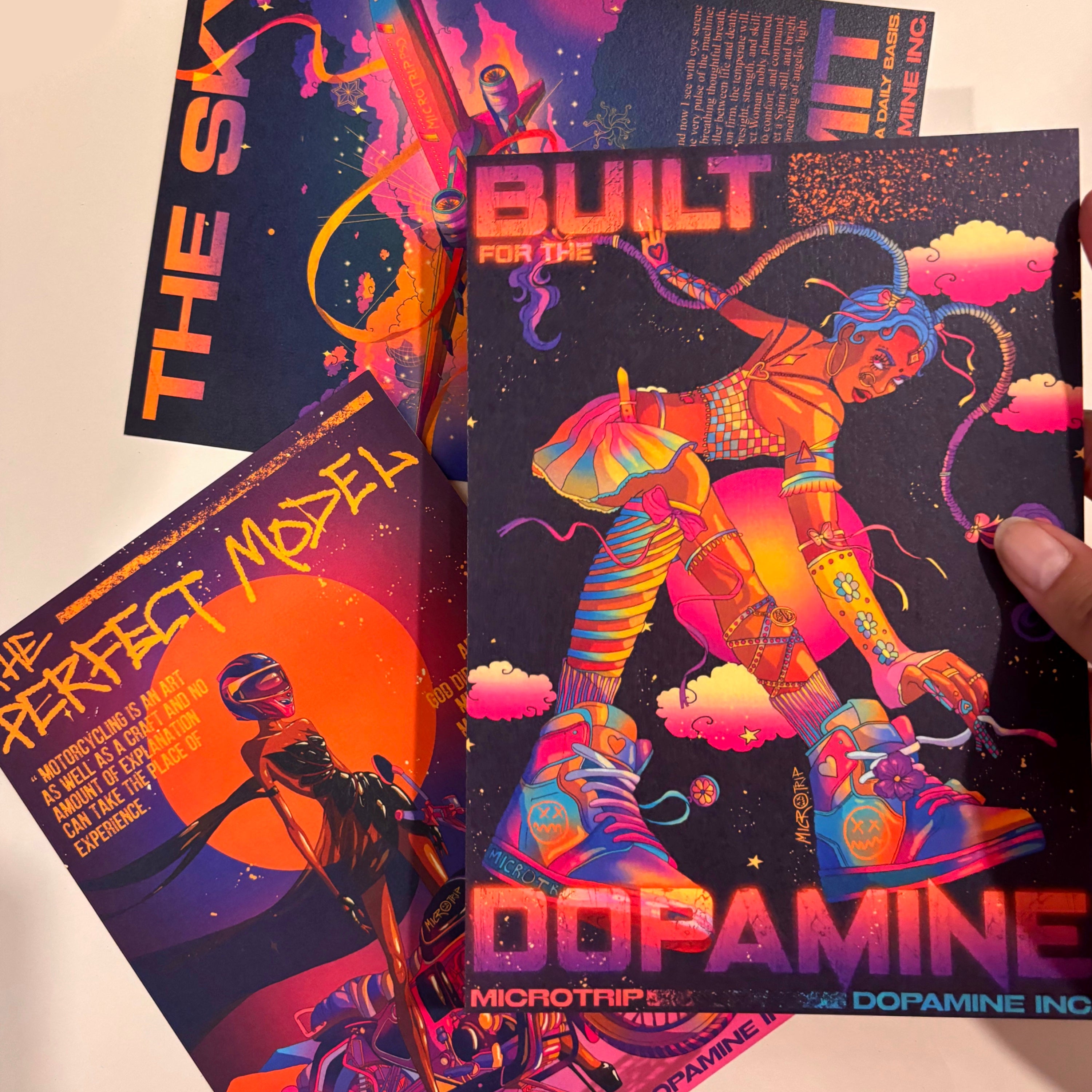 Dopamine Inc. A5 Print Pack (3 Prints)