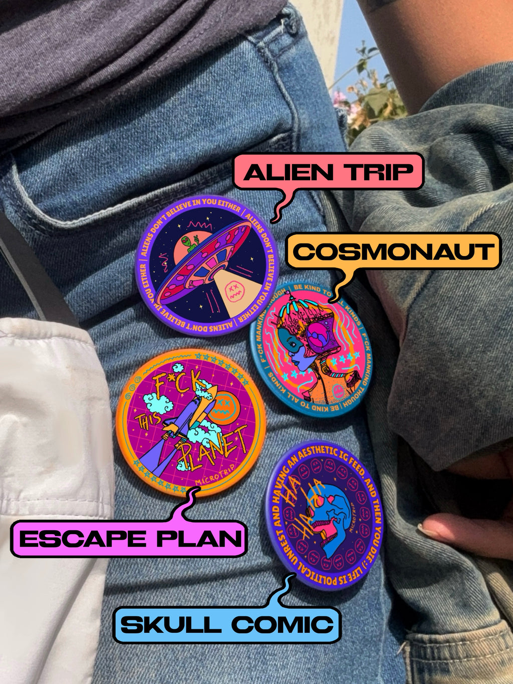 Cosmic Badge (pack of 1)