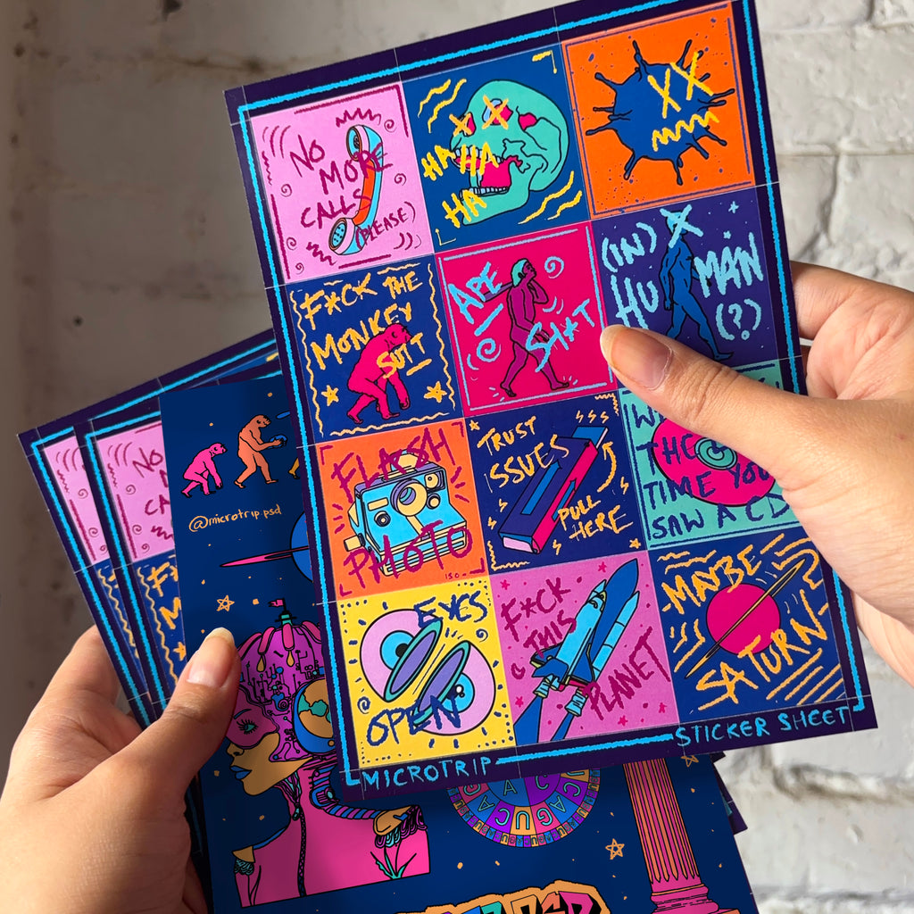 Existential Dread Sticker Pack (2 Sheets)