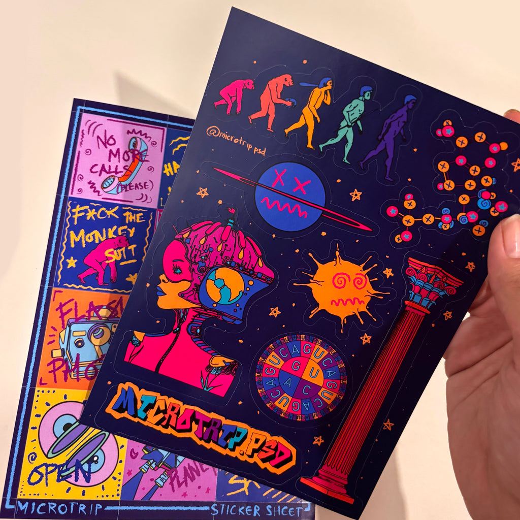 Existential Dread Sticker Pack (2 Sheets)